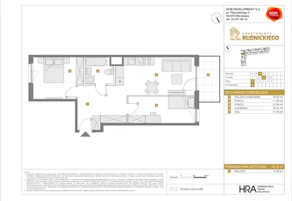 Mieszkanie w inwestycji: Apartamenty Rudnickiego etap 3.1
