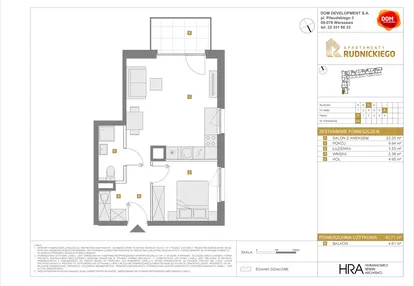 Mieszkanie w inwestycji: Apartamenty Rudnickiego etap 3.1