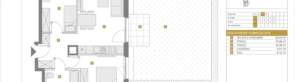 Mieszkanie w inwestycji: Apartamenty Rudnickiego etap 3.1