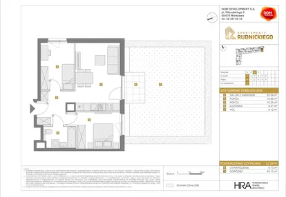 Mieszkanie w inwestycji: Apartamenty Rudnickiego etap 3.1