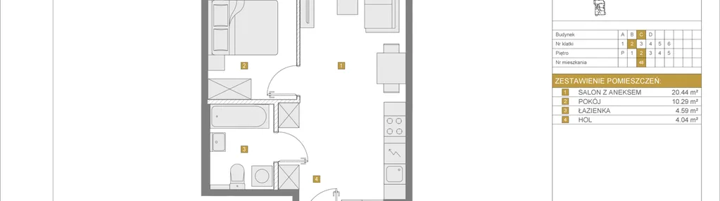 Mieszkanie w inwestycji: Apartamenty Rudnickiego etap 3.1