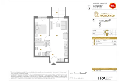 Mieszkanie w inwestycji: Apartamenty Rudnickiego etap 3.1