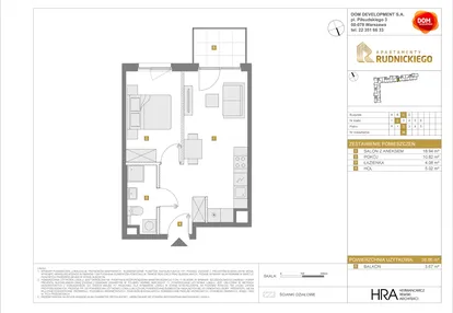 Mieszkanie w inwestycji: Apartamenty Rudnickiego etap 3.1