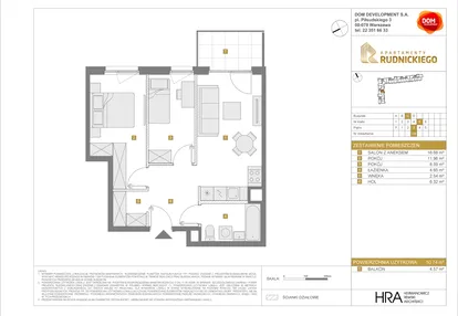 Mieszkanie w inwestycji: Apartamenty Rudnickiego etap 3.1