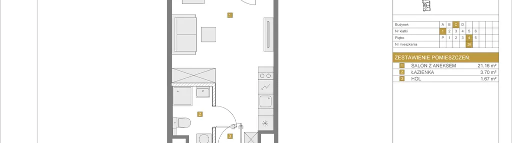 Mieszkanie w inwestycji: Apartamenty Rudnickiego etap 3.1
