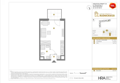 Mieszkanie w inwestycji: Apartamenty Rudnickiego etap 3.1