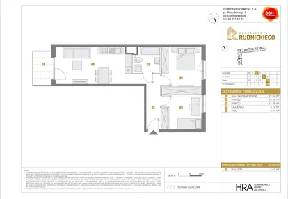 Mieszkanie w inwestycji: Apartamenty Rudnickiego etap 3.1