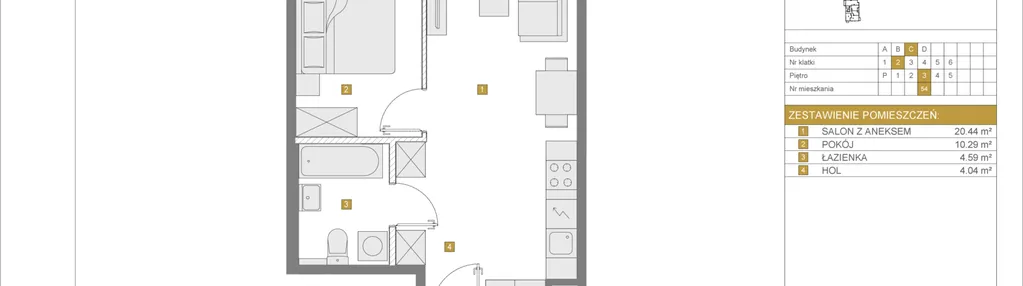 Mieszkanie w inwestycji: Apartamenty Rudnickiego etap 3.1