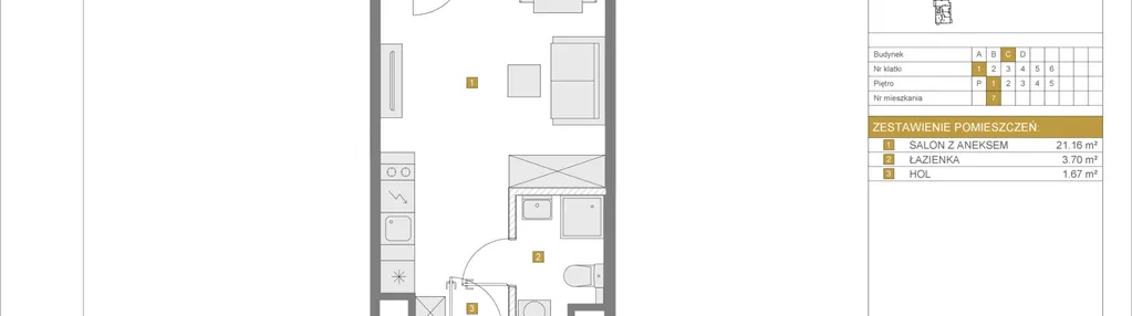 Mieszkanie w inwestycji: Apartamenty Rudnickiego etap 3.1