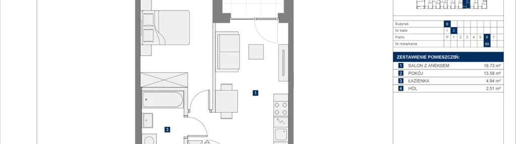 Mieszkanie w inwestycji: Palladium etap 3.1