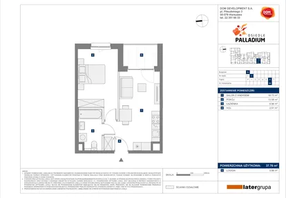 Mieszkanie w inwestycji: Palladium etap 3.1