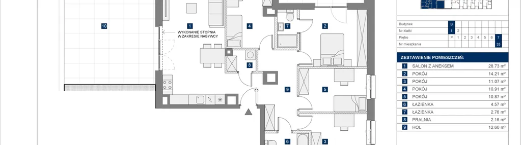 Mieszkanie w inwestycji: Palladium etap 3.1