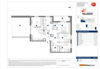 Mieszkanie w inwestycji: Palladium etap 3.1