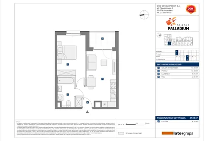 Mieszkanie w inwestycji: Palladium etap 3.1
