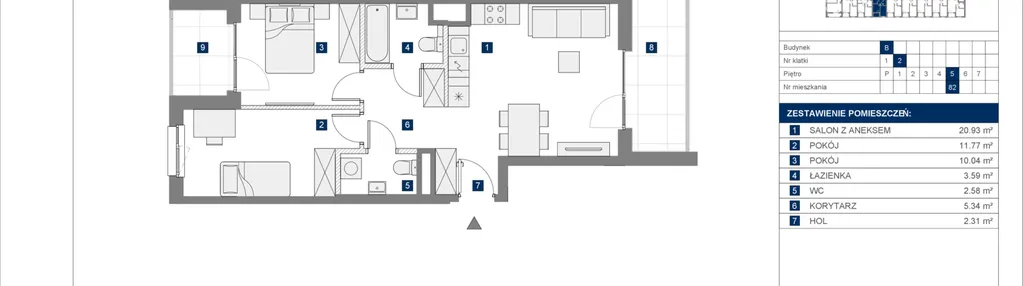 Mieszkanie w inwestycji: Palladium etap 3.1