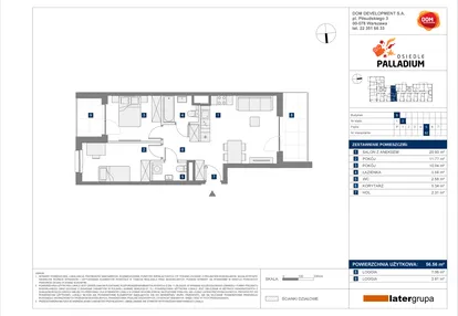 Mieszkanie w inwestycji: Palladium etap 3.1