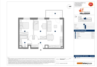 Mieszkanie w inwestycji: Palladium etap 3.1