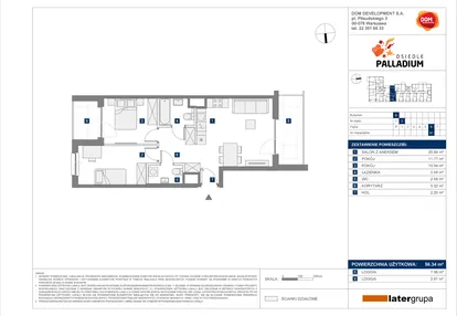 Mieszkanie w inwestycji: Palladium etap 3.1
