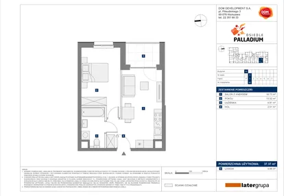 Mieszkanie w inwestycji: Palladium etap 3.1