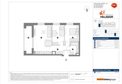 Mieszkanie w inwestycji: Palladium etap 3.1
