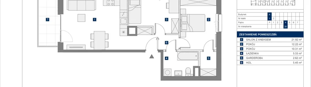 Mieszkanie w inwestycji: Palladium etap 3.1