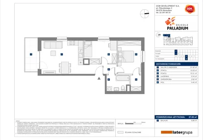 Mieszkanie w inwestycji: Palladium etap 3.1