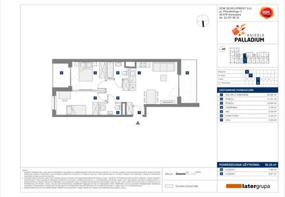 Mieszkanie w inwestycji: Palladium etap 3.1