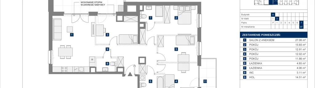 Mieszkanie w inwestycji: Palladium etap 3.1