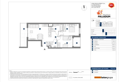 Mieszkanie w inwestycji: Palladium etap 3.1