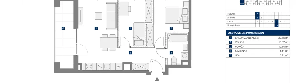 Mieszkanie w inwestycji: Palladium etap 3.1