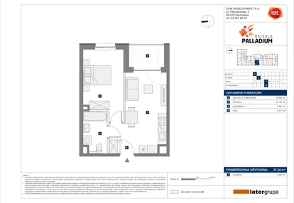 Mieszkanie w inwestycji: Palladium etap 3.1