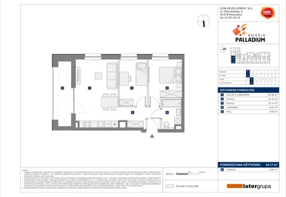 Mieszkanie w inwestycji: Palladium etap 3.1