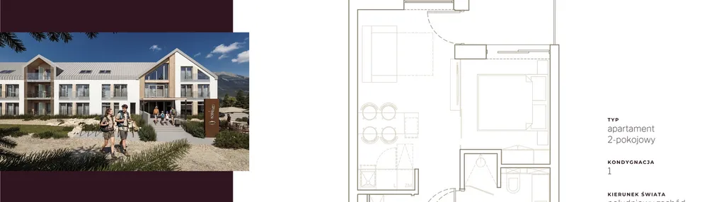 Mieszkanie w inwestycji: SOHO VUE CHILL & SPA RESORT
