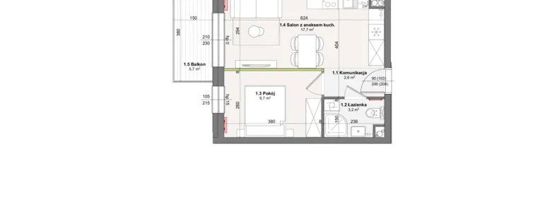 Mieszkanie w inwestycji: Rabatki etap II