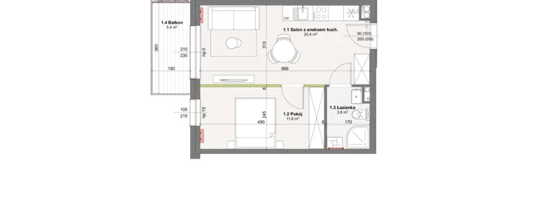 Mieszkanie w inwestycji: Rabatki etap II