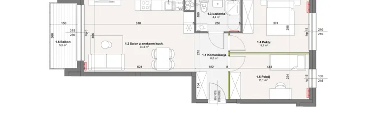 Mieszkanie w inwestycji: Rabatki etap II