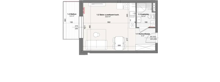 Mieszkanie w inwestycji: Rabatki etap II