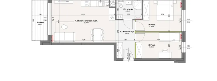 Mieszkanie w inwestycji: Rabatki etap II