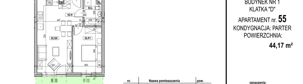 Mieszkanie w inwestycji: Ogrody Dubois etap II