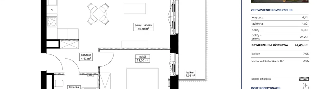 Mieszkanie w inwestycji: Nove Garby Etap III