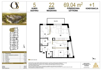 Mieszkanie w inwestycji: Osiedle Saturna etap II