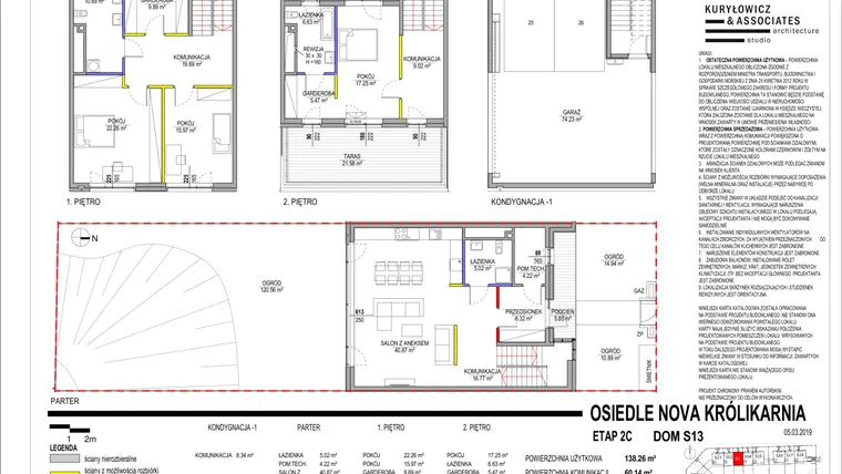 Rzut - Dom na sprzedaż 4 pokoje o powierzchni 207,67 m² - numer 3-S13 w Nova Królikarnia
