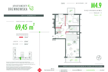 Apartamenty Drewnowska 43 II